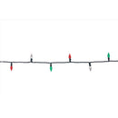 Celebrations Classic LED C6 Red/Green/Pure White 100 ct String Christmas Lights 24.75 ft.