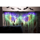 Celebrations Halloween LED Prelit Scary Eyes Window Silhouette Halloween Decor