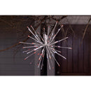 Celebrations LED Red/White 3 in1 Starlight Burst Deluxe 16 in. Hanging Decor