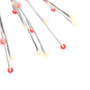 Celebrations LED Red/White Starlight Burst Deluxe 24 in. Hanging Decor