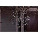 Celebrations LED Cool White Shimmering Sphere 16 in. Hanging Decor
