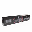 Celebrations LED Red/White Shimmering Sphere 16 in. Hanging Decor