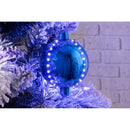 Celebrations LED Blue Snow Fall Ornament 4 in. Hanging Decor