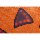 Celebrations Halloween Orange 27 in. Happy Face Lantern Halloween Decor