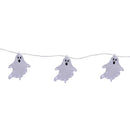 Celebrations Halloween White 16 in. LED 3 Ghost with stake Halloween Decor, Pack of 15