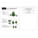 Celebrations LED Warm White Walkway Cascade 24 in. Christmas Tree