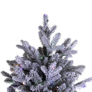Holiday Bright Lights 7-1/2 ft. Slim LED 1250 ct Emerald Pine Sparkle Christmas Tree