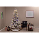 Holiday Bright Lights 7-1/2 ft. Slim LED 1250 ct Emerald Pine Sparkle Christmas Tree