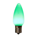 Holiday Bright Lights LED PS C9 Green 25 ct Christmas Light Bulbs