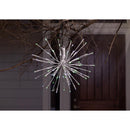 Celebrations LED Green/White Starlight Burst 16 in. Hanging Decor