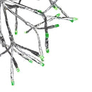 Celebrations LED Green/Red Shimmering Sphere 12 in. Hanging Decor