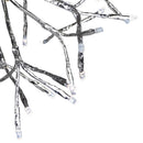 Celebrations LED Blue/Pure White Shimmering Sphere 12 in. Hanging Decor