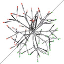 Celebrations LED Green/Red Shimmering Sphere 20 in. Hanging Decor