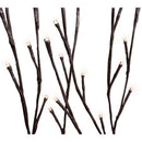 Celebrations Platinum LED Multi Rechargeable Twig 30 in. Garden Stake