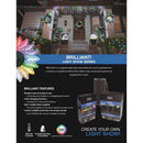 Celebrations Platinum LED RGBW 576 ct Christmas Lights 4 ft.