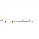 Celebrations Orange 100 ct LED Anti Flicker String Lights