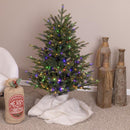 Holiday Bright Lights 4 ft. Full LED 350 ct Emerald Pine Sparkle Christmas Tree