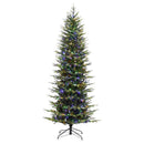 Holiday Bright Lights 6 ft. Pencil LED 1150 ct Emerald Pine Sparkle Christmas Tree