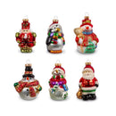 Krebs Multicolored Christmas Figurine, Pack of 24