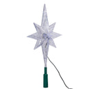Kurt S. Adler LED Clear Star Tree Topper 11 in., Pack of 6