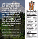 Old Trapper Original Beef Stick 1.75 oz Shrink Wrapped, Pack of 26