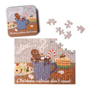 JOLLY JIGSAWS Holiday Mini Puzzles 80 pc, Pack of 24
