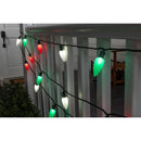 Celebrations Platinum LED C9 Red/Green/Pure White 25 ct String Christmas Lights 16 ft.