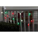 Celebrations Platinum LED C9 Red/Green/Pure White 25 ct String Christmas Lights 16 ft.