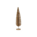 Creative Co-Op Enchanted Christmas Gold Bottle Brush Tree Table Decor 13 in., Pack of 12