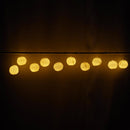 Alpine Warm White 10 ct LED Pumpkin String Lights, Pack of 4