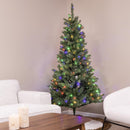 Celebrations 6-1/2 ft. Full LED 200 ct Mixed Pine Color Changing Christmas Tree