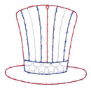 Celebrations Patriotic Silhouette Window Decor Metal 1 pk
