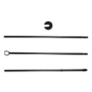 Belle Luci LED Patio Light Pole String Light Hanging Kit 108 in.