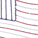 Celebrations Patriotic Flag Silhouette Window Decor Metal 1 pk, Pack of 8