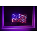 Celebrations Patriotic Flag Silhouette Window Decor Metal 1 pk, Pack of 8