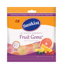 Jelly Belly Sunkist Fruit Gems Assorted Chewy Candy 3.1 oz, Pack of 12