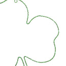 Celebrations Shamrock Silhouette Window Decor Metal 1 pk