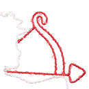 Celebrations Cupid Silhouette Window Decor Metal 1 pk
