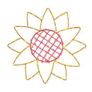 Celebrations Sunflower Silhouette Window Decor Metal 1 pk