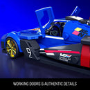 Hot Wheels Brick Shop Speed Series Cadillac Project GTP Hypercar Building Set Blue, Red 236 pc