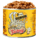 1 in 6 Snacks Carolina Peanut Factory Honey Roasted Peanuts 10 oz Can, Pack of 6
