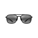 Maui Jim Keokea Unisex Black Frame Neutral Grey Lens Polarized Sunglasses