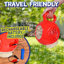 Maxx Bubbles 2-in-1 Bubble & Foam Machine Red