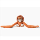 Hugimals World Hugarounds Ollie the Orangutan Weighted Neck and Shoulder Wrap Orange, Pack of 4