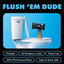 Dude Wipes White Flushable Wipes 18 ct 1 pk, Pack of 24