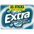 Extra Sugar Free Polar Ice Chewing Gum 1 pk, Pack of 6