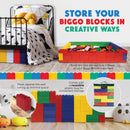 Biggo Train Station Jumbo Building Blocks Assorted 38 pc