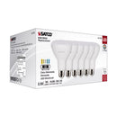 Satco BR30 E26 (Medium) LED Bulb Tunable White/Color Changing 65 Watt Equivalence 6 pk