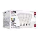 Satco BR40 E26 (Medium) LED Bulb Tunable White/Color Changing 75 Watt Equivalence 4 pk