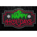 Luxe Light Decor Happy Holidays LED Happy Holidays Hanging Decor, Pack of 5